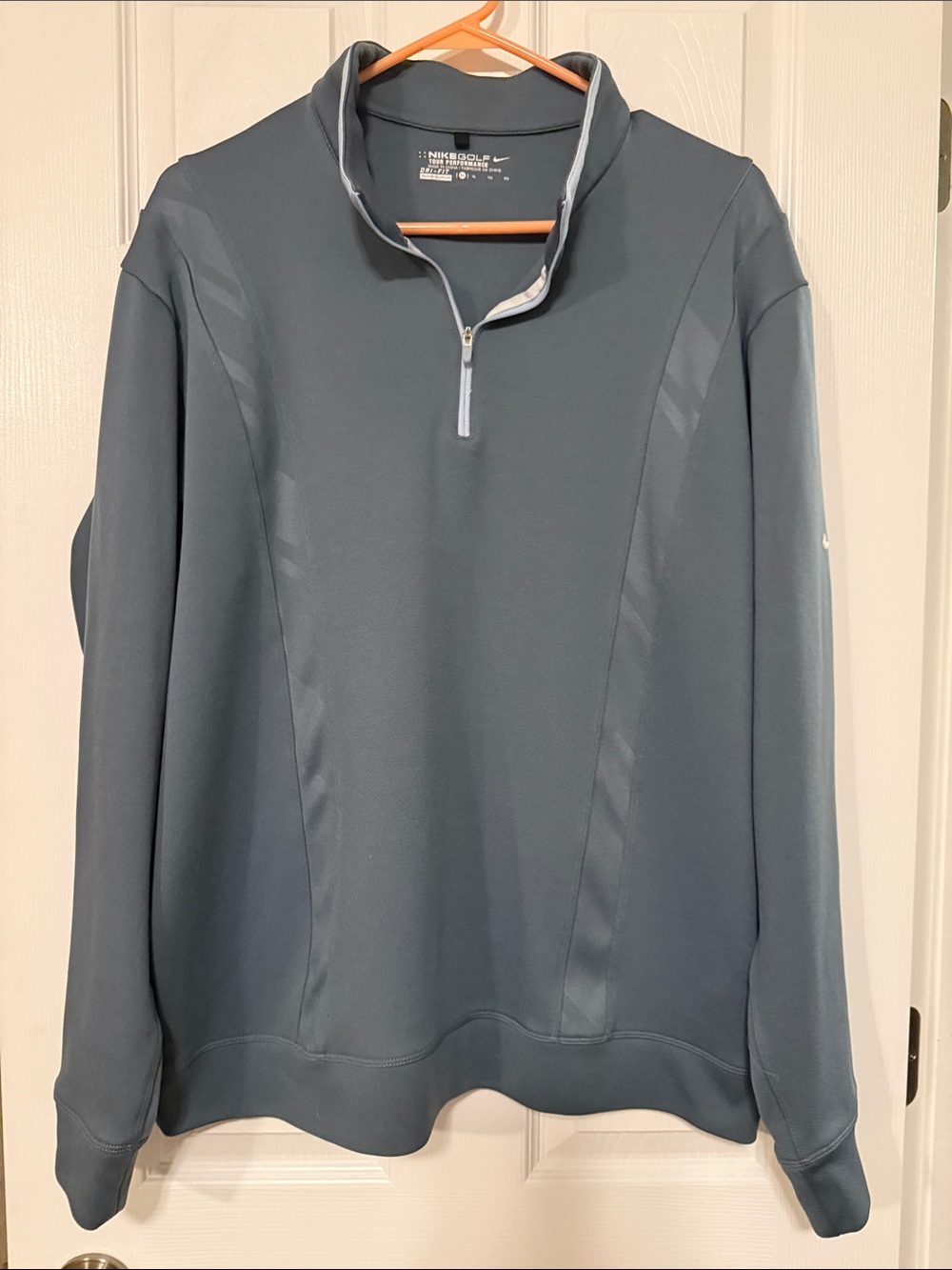 Nike Golf Men's Slate Blue Quarter-Zip Shirt Jacket
